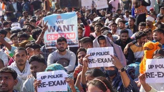 UP govt cancels police constable recruitment exam amid paper leak allegations