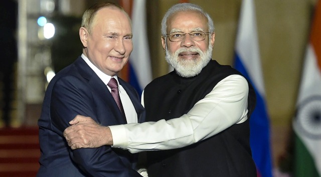 PM Modi congratulates Vladimir Putin