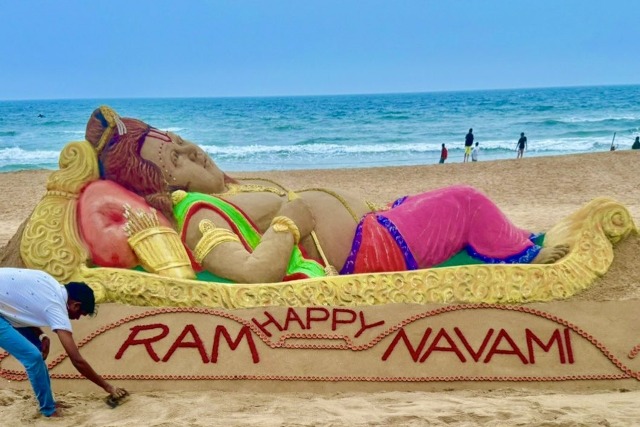 Ram Navami Sand art