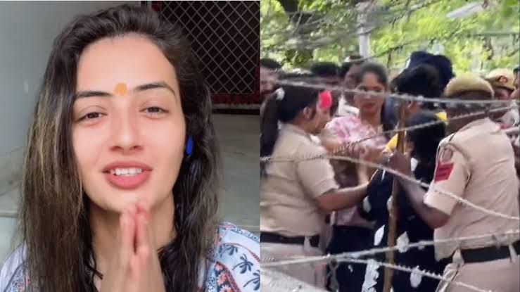 Delhi Police Reacts On Viral Video Of 'vada Pav Girl' 