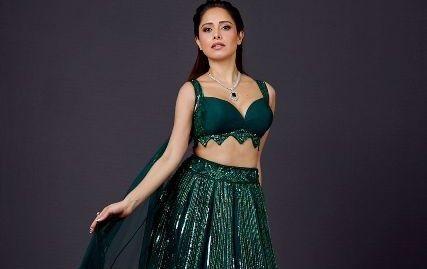 Nushrat Bharucha Dazzles in Archana Kochhar’s “Midnight Ebony” Collection