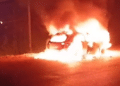 Driver Burnt Alive