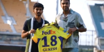 R. Ashwin met D. Gukesh