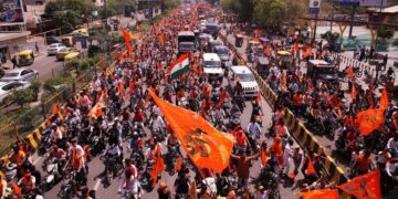 Hanuman jayanti procession