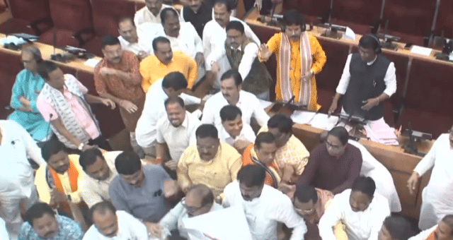 Pandemonium in Odisha Assembly