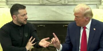 Trump and Zelensky meeting in Oval office devolves into shouting match over Ukraine war
