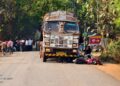 Truck-Bike Collision