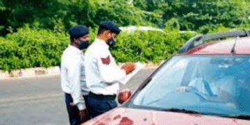 Non-payment of e-challan fines