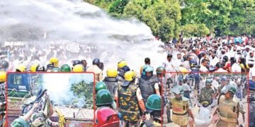 Congress protest violence