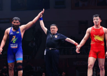 Sunil Kumar Shines at Asian Wrestling Championships with Bronze Victory