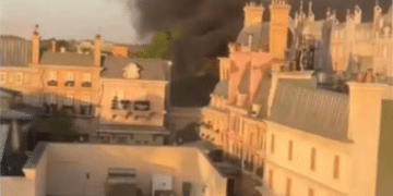 EPCOT theme park fire