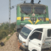 Goods Train Drags Ambulance