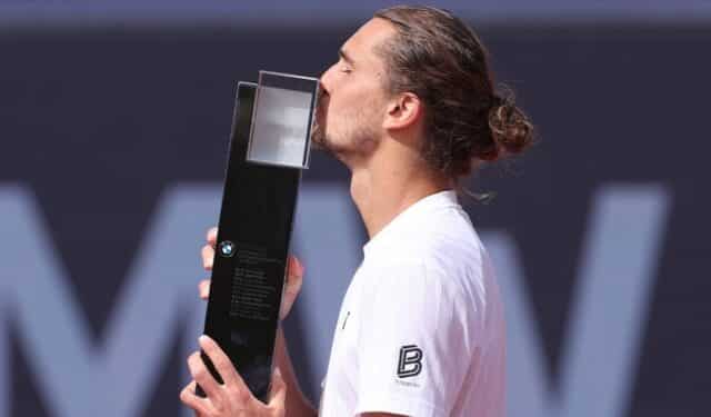 Zverev Celebrates Third Munich Title
