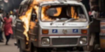 Oxygen Cylinder Explosion in Ambulance