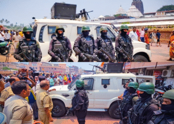 Odisha Police armoured vehicles