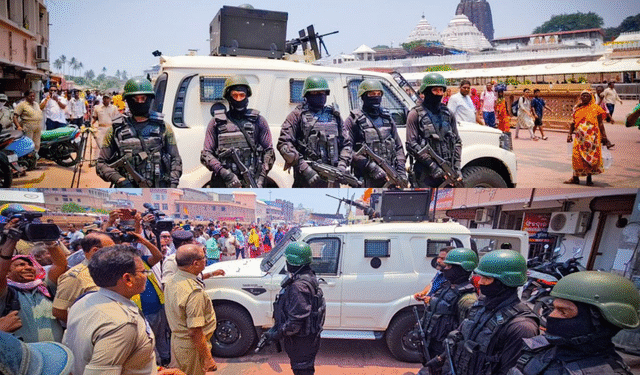 Odisha Police armoured vehicles
