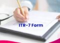 ITR-7 form update 2025