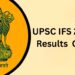 UPSC IFS 2024 Results