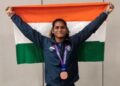 Nandini Agasara heptathlon gold