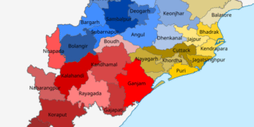 Odisha boundary