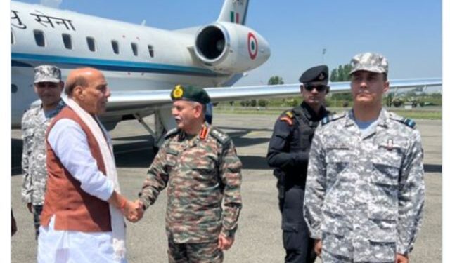 Rajnath Singh Jammu and Kashmir visit