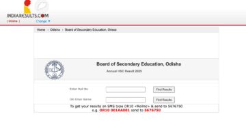 Odisha 10th Result 2025