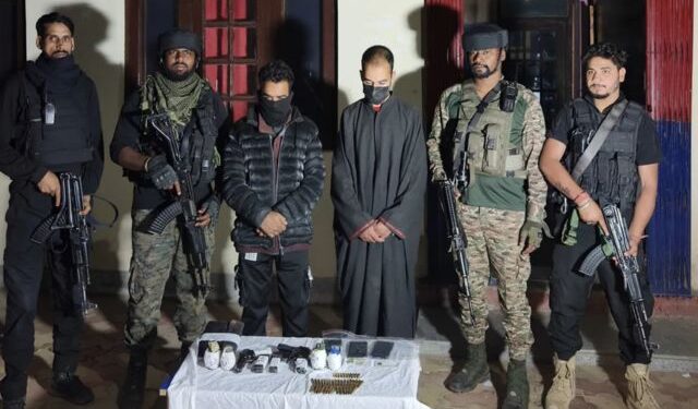 J&K terrorist associates arrested