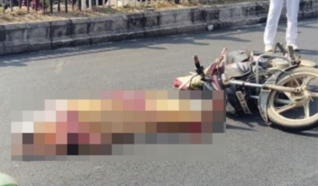 Truck hits Bike