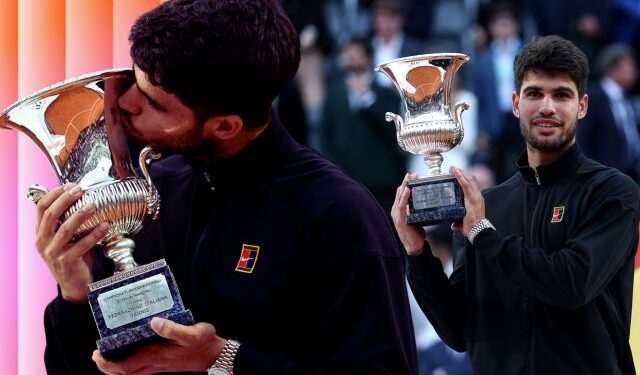 Carlos Alcaraz wins Rome Masters 1000
