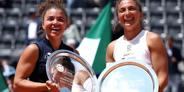 Italian Duo Paolini and Errani Celebrate Historic Back-to-Back Doubles Triumph in Rome