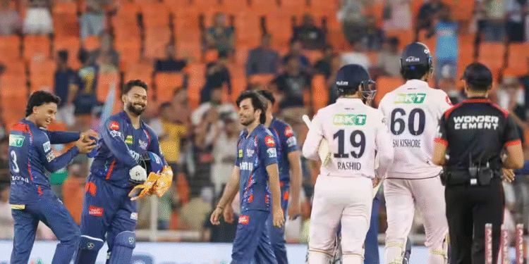 LSG Crush GT by 33 Runs in High-Scoring IPL Thriller
