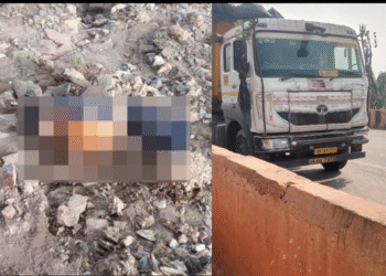 Truck driver falls off bridge