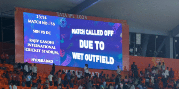 SRH vs DC match abandoned