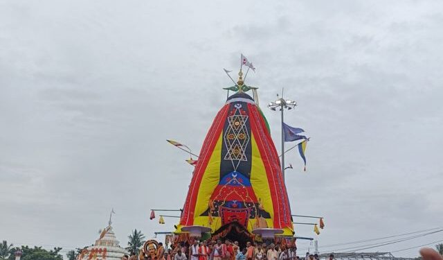Brahma Taladhwaja chariot stuck Kendrapada