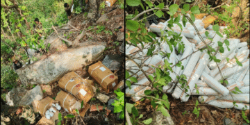 Maoist-looted explosives recovery