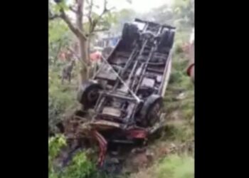Bus Falls into Gorge