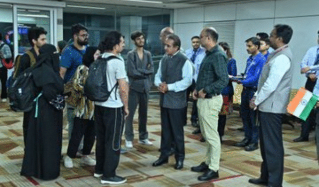 Indian students evacuated from Iran