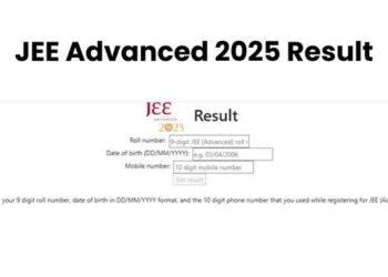 JEE advanced 2025 results