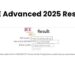 JEE advanced 2025 results
