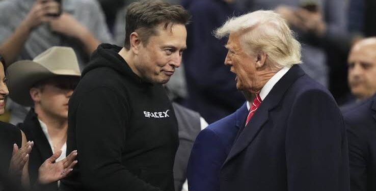 Elon Musk-Donald Trump Feud