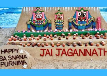 Deba Snana Purnima Sand Art