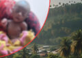 newborn rescued from forest