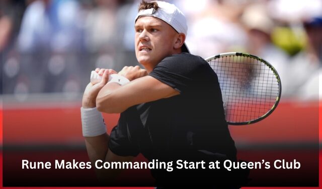 Holger Rune Queen’s Club win