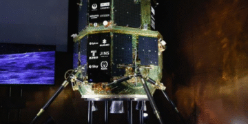 Resilience lunar lander crash