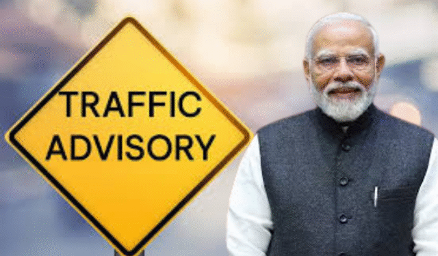 PM Modi Bhubaneswar Visit Traffic Advisory