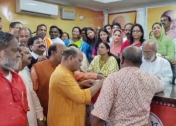 Manmohan Samal Files Nomination