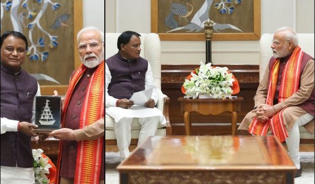 Odisha CM meets PM Modi