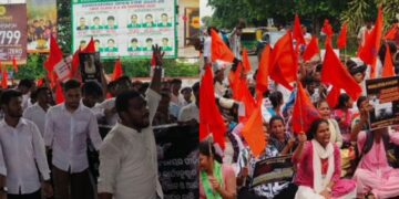 Soumyashree death protest