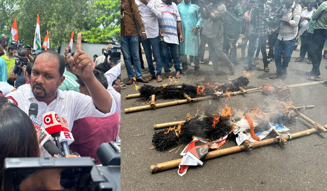 Odisha Youth Congress Protest