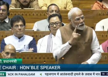 Modi Slams Congress in Lok Sabha